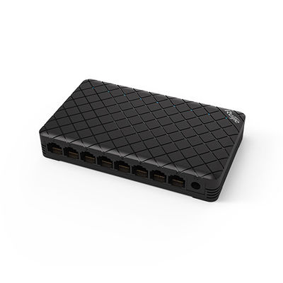 8 portas 100M Gigabit Switch de rede não gerenciado Status de molde privado