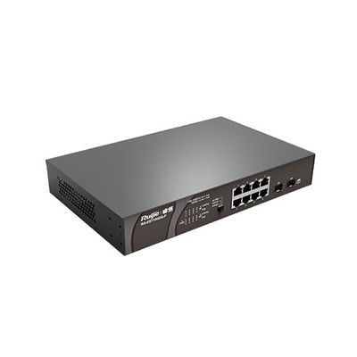 Fornecimento de energia de 110 W 8 portas RG-ES110GD-P V2 RG-ES110GDS-P Gigabit POE Access Network Switch