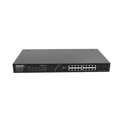 16 portas 100G Plug-and-Play POE Access Network Switch RG-ES118-P com molde privado