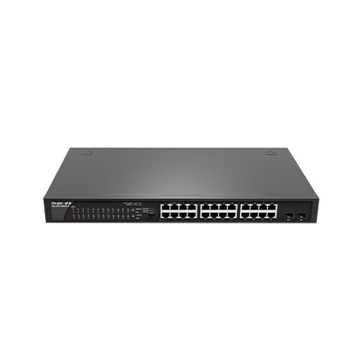 RG-ES126GS-LP24 100G Plug-and-Play POE Access Network Switch com 2 portas a montante