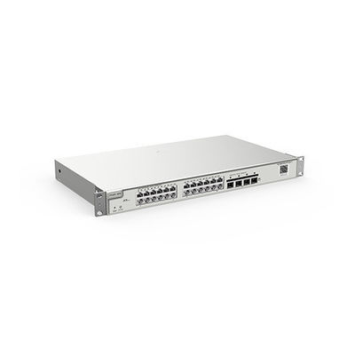 24 portas 10/100/1000Mbps Layer 2 Managed Switch com 4 portas a montante e ERPS